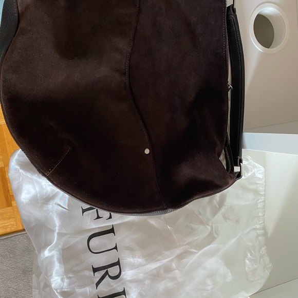 Furla Hobo Bag Dark Brown Like New - Picture 6 of 6